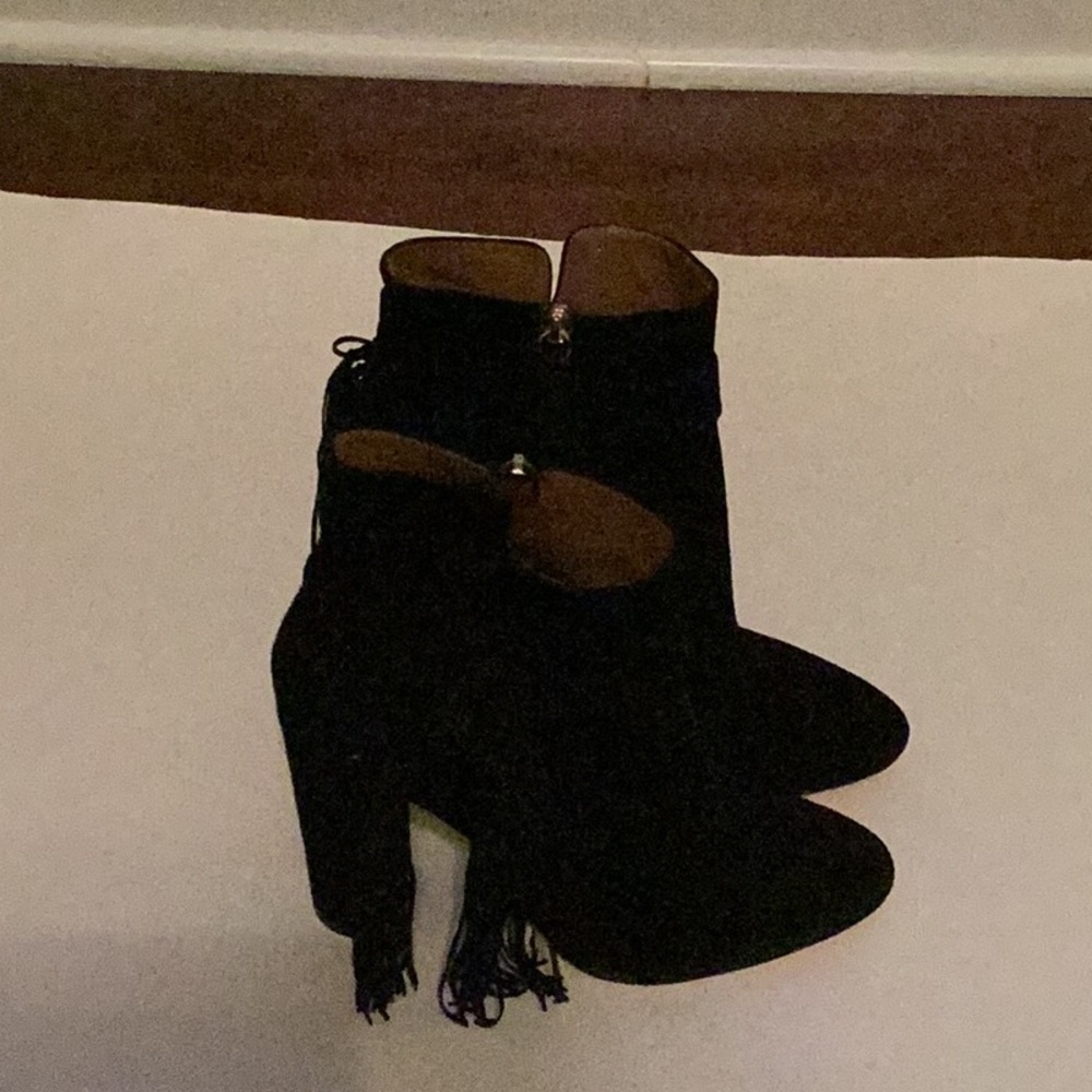 Aquazura Ankle Boots with Fringe details